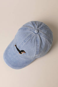 Dachshund Embroidered Baseball Hat/Cap
