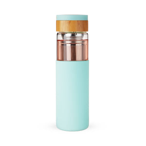 Dana Glass Travel Mug in Turquoise