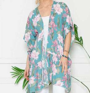 Flora Paradise | Floral Ruffle Kimono