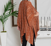 Load image into Gallery viewer, Puffer-Up Textured Cover-Up Top - Camel