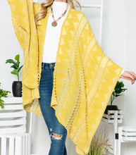 Load image into Gallery viewer, Puffer-Up | Soft Textured Cover-Up Kimono With Pom