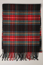 Load image into Gallery viewer, Softer Than Cashmere Tartan Plaid Muffler Scarf: IVORY