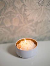 Load image into Gallery viewer, *Winter &amp; Holiday Scents* - Wax Peony Tin Candles: Mistletoe