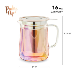 Chas Mini Glass Teapot & Infuser