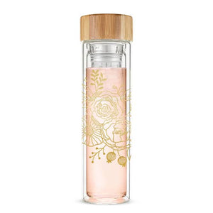 Blair™ Bouquet Glass Travel Infuser Mug by Pinky Up®