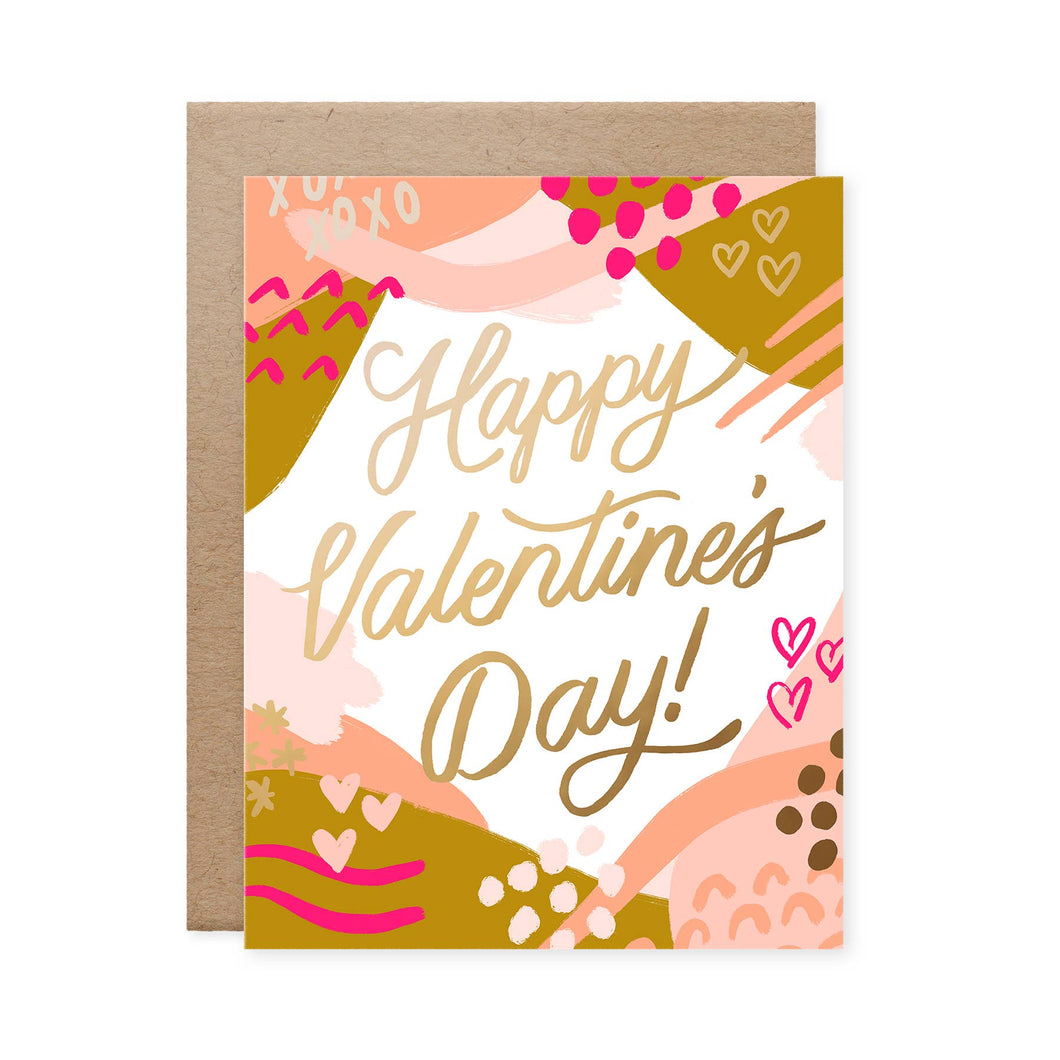 Happy Valentine's Day Pattern Card