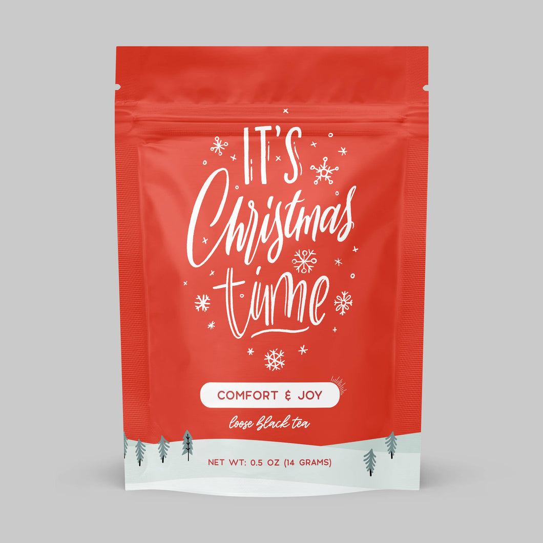 Comfort & Joy Christmas Loose Black Tea - Hazelnut & Orange: Sample